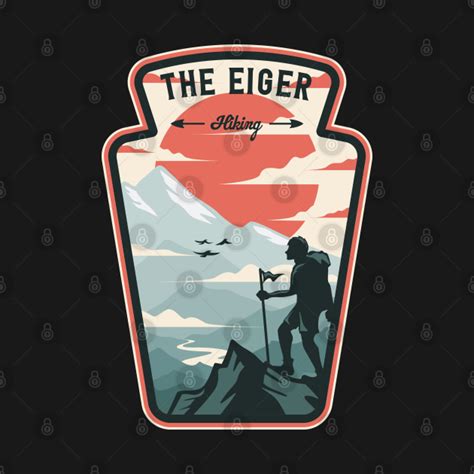 The Eiger mountain hiking - The Eiger - Long Sleeve T-Shirt | TeePublic