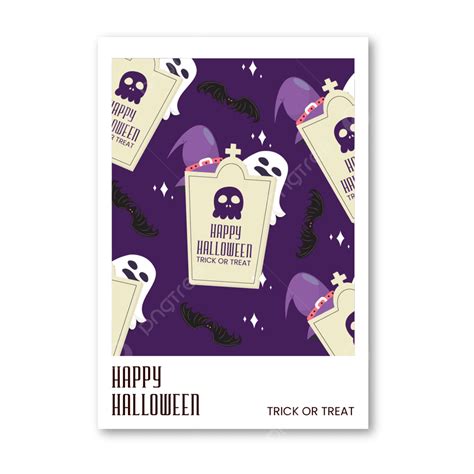 Scary Halloween Card, Greeting Card, Halloween, October PNG and Vector with Transparent ...