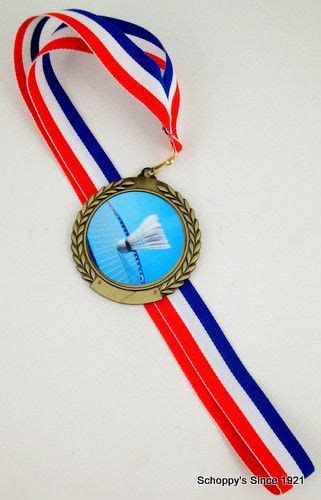 Badminton Medal | Badminton, Medals, Shuttlecock