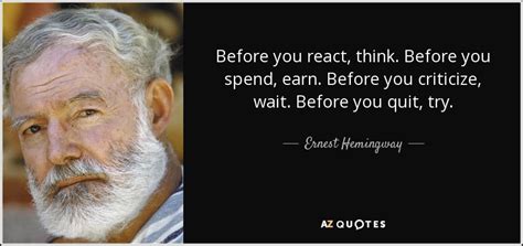 TOP 25 QUOTES BY ERNEST HEMINGWAY (of 799) | A-Z Quotes