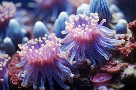 Premium AI Image | Anemone paradise sea animal photography