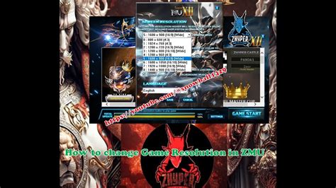 MU Zhyper How to Adjust & Fix Screen Game Resolution in ZhyperMU - YouTube