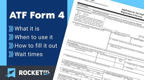 ATF Form 4 - Everything You Need to Know - RocketFFL