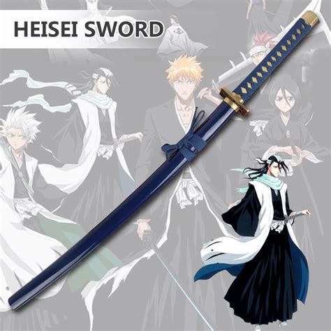 Anime Bleach Cosplay Katana Kuchiki Byakuya Zanpakuto Senbonzakura Real Sword-in Swords from ...