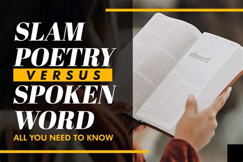 Slam Poetry Vs. Spoken Word: All You Need To Know - Adazing