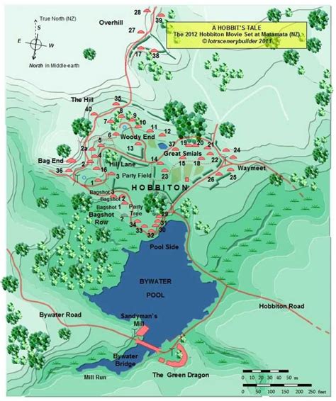 hobbiton new zealand map - Google Search