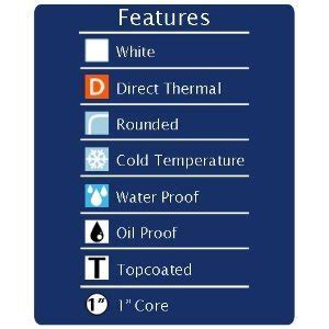 4x4 Direct Thermal Labels for Zebra GC420d GC420t GK420d GK420t GX420d GX420t LP2844 LP2442 ...