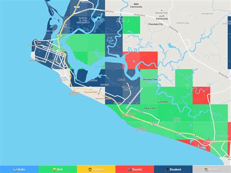 Monrovia Neighborhood Map