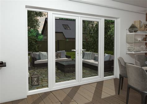 Climadoor 3000mm White UPVC French Doors (1800mm Doors + 2 x 600mm Sidelights) | Express Doors ...