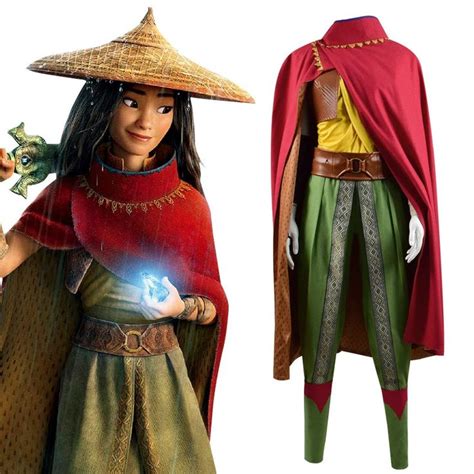 Raya and The Last Dragon Raya Cosplay Costume Cape Suit Full Set Outfi | Costume cape, Cosplay ...