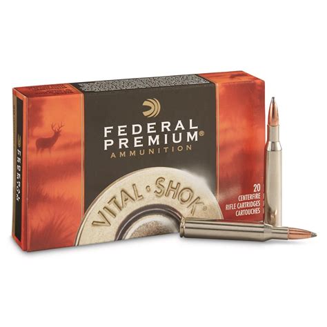 Federal, .270 Winchester, NP, 130 Grain, 20 Rounds - 97282, .270 Winchester Ammo at Sportsman's ...