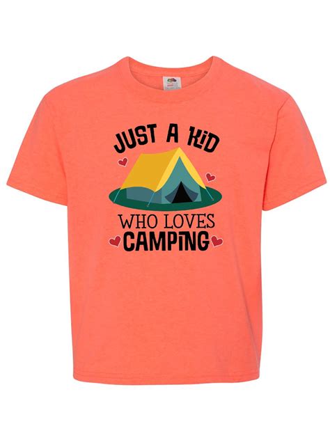 Camping Gift Summer Camp Youth T-Shirt - Walmart.com - Walmart.com