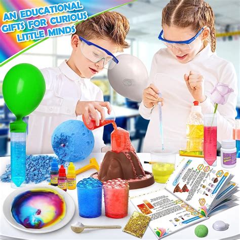 50 Science Lab Experiments Kit for Kids Age 4-6-8-12, STEM Activities ...