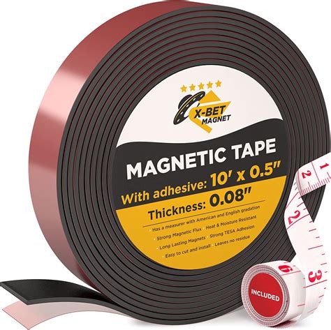 X-bet MAGNET Heat & Moisture Resistant Magnetic Strip Tape