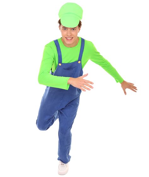 Adult Men's Plumber Costume | Green Halloween Costume - Walmart.com