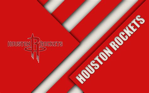 Download Logo Basketball NBA Houston Rockets Sports 4k Ultra HD Wallpaper