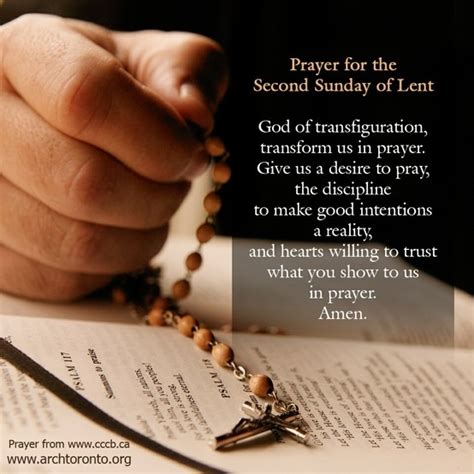 Prayer for the Second Sunday of Lent | Prayers & Quotes | Pinterest