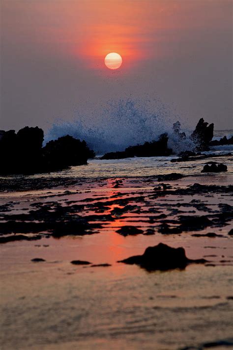 Beach In Sunset, Jakarta, Java, Indonesia Photograph by Christoph Jorda ...