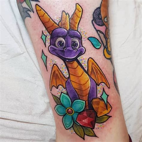 spyro the dragon tattoo - Google Search | Rosas vermelhas escuras, Tatoo, Tatuagem