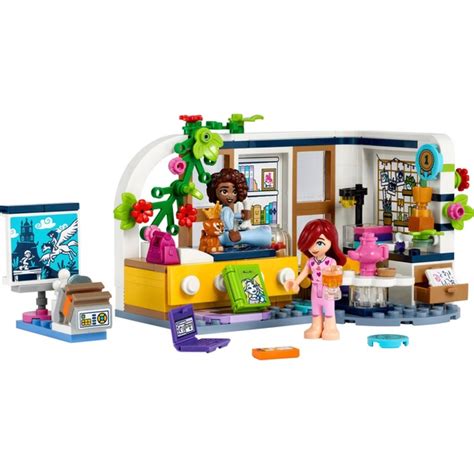 LEGO Friends 41740 Aliya's Room Mini-Doll Sleepover Toy | Smyths Toys ...