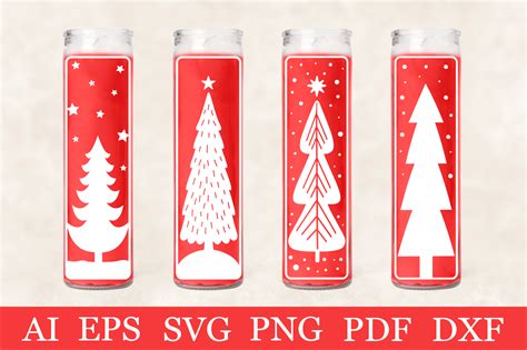 Christmas Candle SVG. Christmas Tree SVG Graphic by shishkovaiv · Creative Fabrica