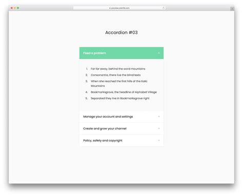 20 Best Bootstrap Accordion Examples 2024 - Colorlib