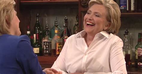 What did Hillary Clinton do in her first 2016 "SNL" appearance? - CBS News