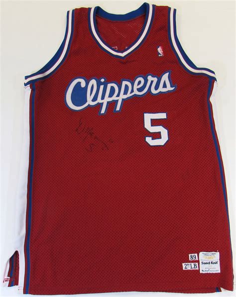 Lot Detail - 1989-90 Danny Manning Game Used L.A. Clippers Signed Jersey