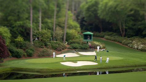 Masters champion Jordan Spieth putts on the No. 12 green during the ...