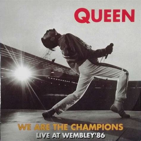 We are the champions (live at wembley 86) de Queen, SP chez vinyl59 ...