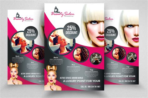 Beauty Salon Flyer Templates 03