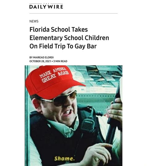 DAILY WIRE NEWS Florida School Takes Elementary School Children On Field Trip To Gay Bar BY ...