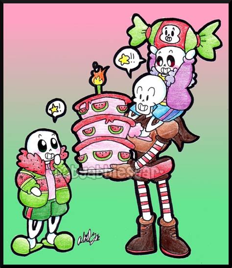 Candytale sans ,Papyrus y sans melón | Undertale, Anime, Undertale au