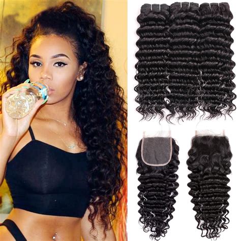 Human Hair Bundles With Closure | donyaye-trade.com