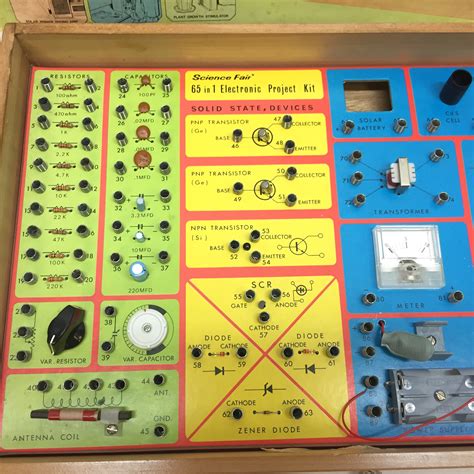 Vintage 65 in 1 Science Fair Electronic Project Kit – Milton Wares