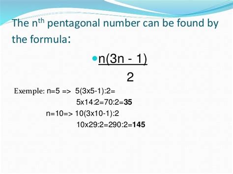 Pentagonal numbers