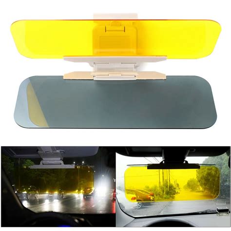 Buy 2 in 1 Car Anti-Glare Mirror Sun Visor Mirror Day and Night - Best ...