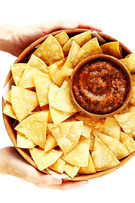 Homemade Tortilla Chips Recipe | Gimme Some Oven