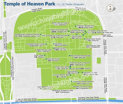 Beijing Map, Map of Beijing's Tourist Attractions and Subway