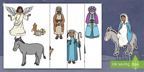 Cut Out Christmas Nativity Scene | Downloadable Resource