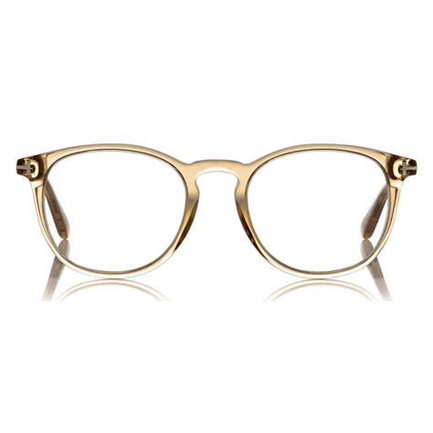 Tom Ford - Round Optical Glasses - Round Optical Glasses - Opal Honey - FT5401 – Optical Glasses ...