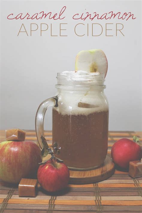 Caramel Cinnamon Apple Cider Recipe - Hello Nature