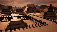 Tenochtitan's Sacred Precinct: Calmecac | Fantasy inspiration, Dream city, Architecture