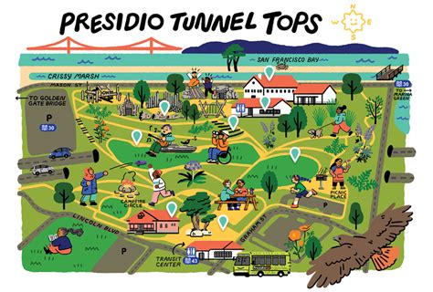 Presidio Tunnel Tops Map | Golden Gate National Parks Conservancy