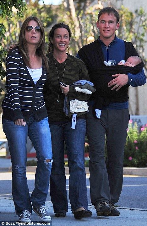 Alanis Morissette looks the happiest mother Ever as she enjoys family ...