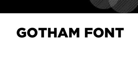 Gotham Font Free Download