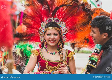 People from Bolivia in Their Traditional Clothing at Expo 2015 I ...