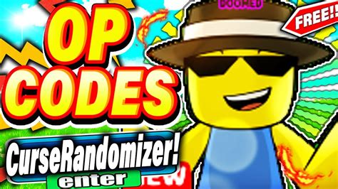 *NEW* ALL WORKING CODES FOR CURSE RANDOMIZER 2022! ROBLOX CURSE RANDOMIZER CODES - YouTube