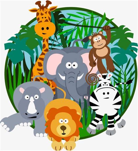 Jungle Cartoon PNG Image, Cartoon Jungle, Jungle Clipart, Cartoon ...