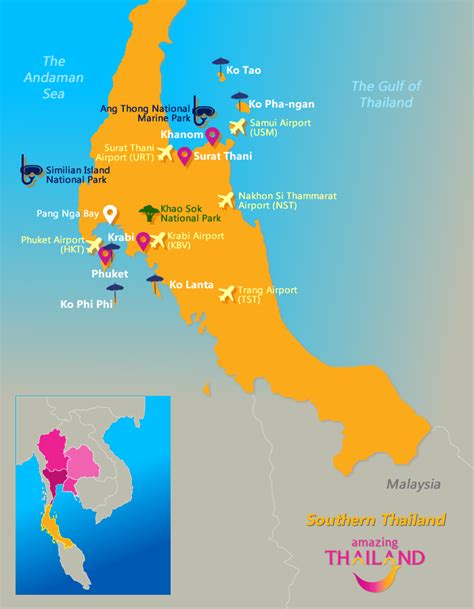 Thailand maps - Thailand Expert